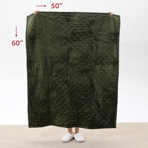 Sunbeam Warm and Cozy Electric Blanket for Couch and Bed, 50" x 60", 4 Heat Settings