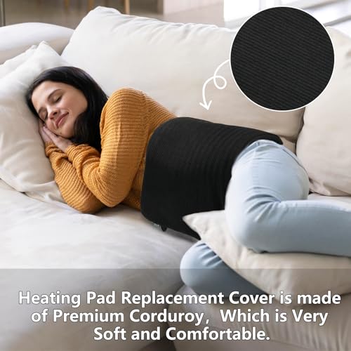 Beautyflier Heating Pad Replacement Cover, Soft and Comfortable Premium Corduroy Sleeve, Great Choice for Gift